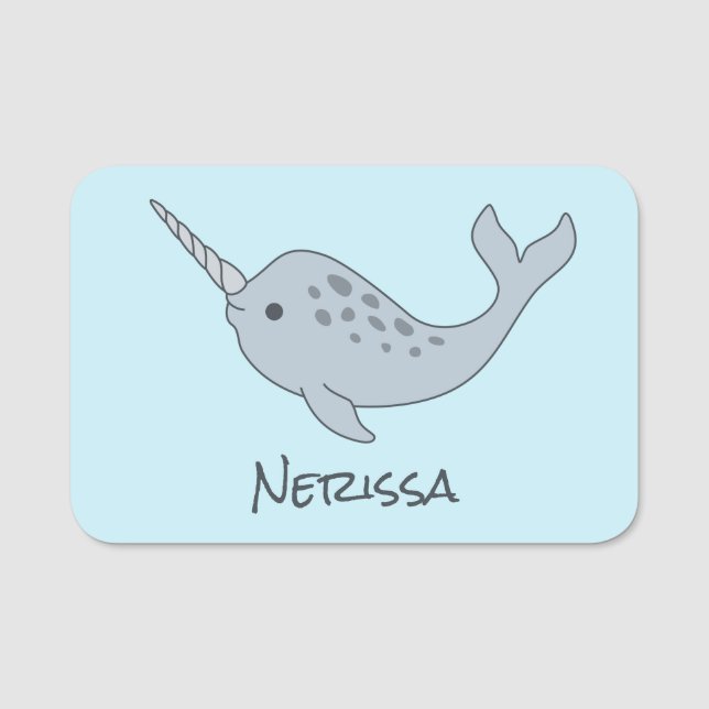 Etiqueta conocida de Tusked Narwhal (Anverso)