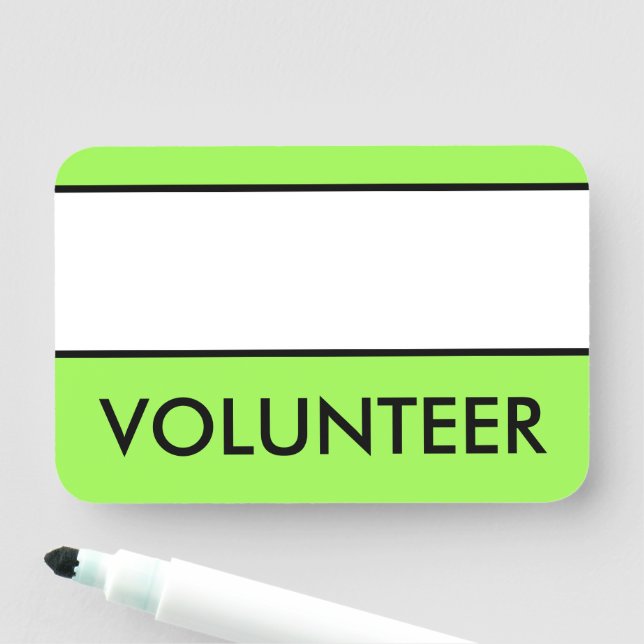 Etiqueta conocida "VOLUNTARIA" moderna, de moda (In situ)