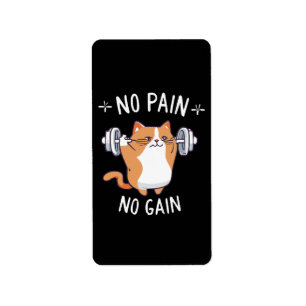 Etiqueta ¡Construyamos Músculo! ¡Hora del Gimnasio!