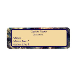 Etiqueta Consultor Arte Resumen Moderno