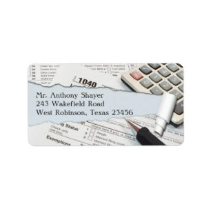 Etiqueta contable Dirección de envío