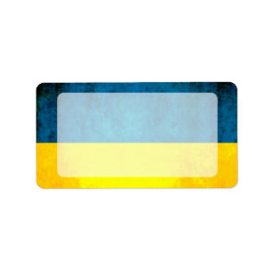 Etiqueta Contraste colorido UkrainianFlag