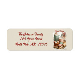 Etiqueta Cookies, Cocoa & Christmas Cheer Address