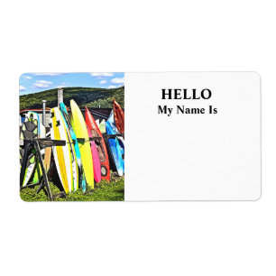Etiqueta Cooperstown NY - Kayaks y tableros de madera
