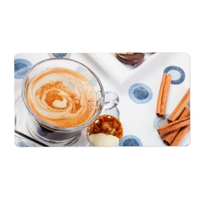 Etiqueta Copa de café (Frente)