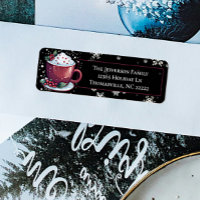 Copa de navidades de chocolate caliente personaliz