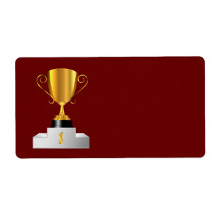 Etiqueta Copa Trofeo de Oro