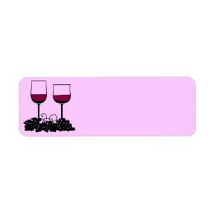 Etiqueta Copas de vino animadas