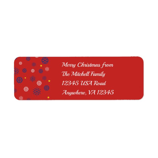 Etiqueta Copingos de Navidad militares personalizables (Frente)