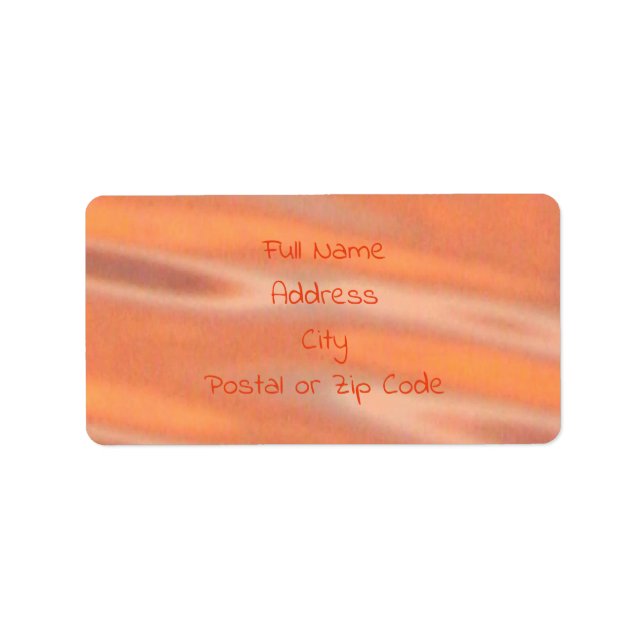 Etiqueta Coral con bata (Frente)