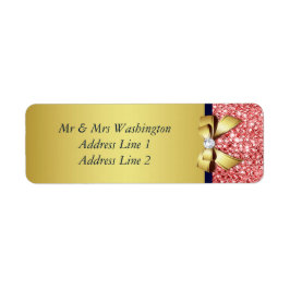 Etiqueta Coral de la Marina de Oro secuela la curva de diam