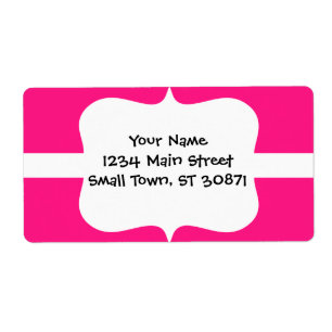 Etiqueta Corazón blanco lindo en Círculo de vieira sobre ro