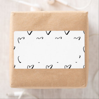 Etiqueta Corazón de amor personalizado y personalizado 