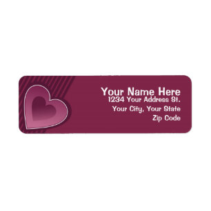 Etiqueta Corazones de Berry