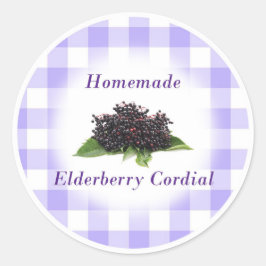 Etiqueta cordial de Elderberry