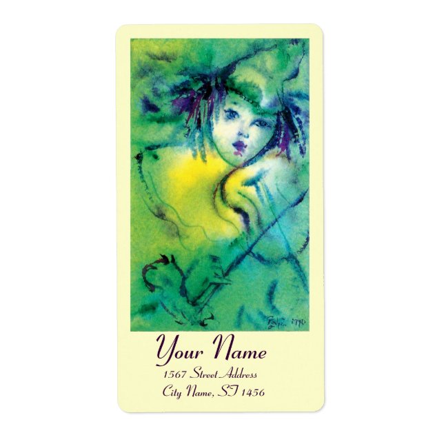 ETIQUETA CORONA EN VERDE (Frente)