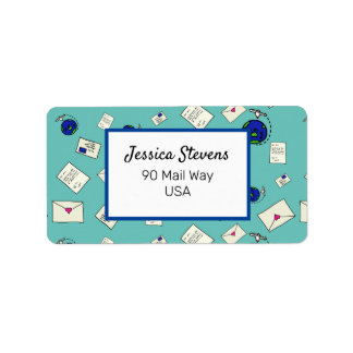Etiqueta Correo alrededor del mundo