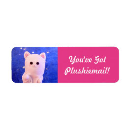 Etiqueta Corta rosa personalizada Photo Mail Moderno