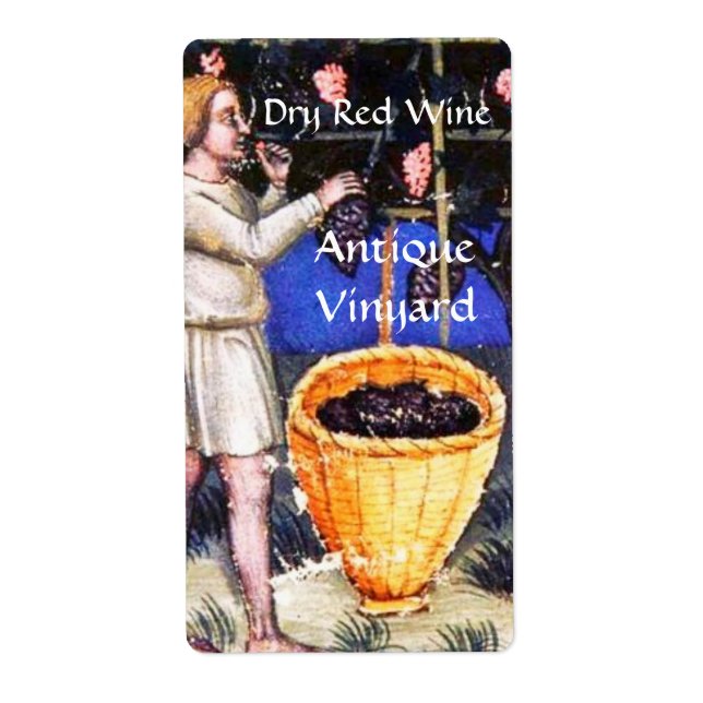ETIQUETA COSECHA VINEYARD DE VIOLENCIA ANTIGUA (Frente)