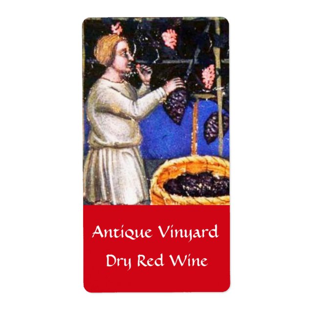 ETIQUETA COSECHA VINEYARD DE VIOLENCIA ANTIGUA (Frente)