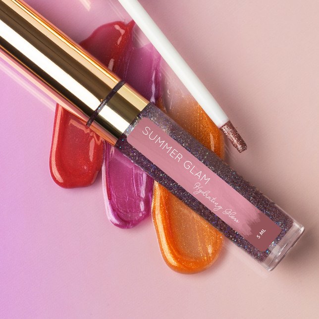 Etiqueta cosmética de brillo de lux Stroke Lip (Subido por el creador)