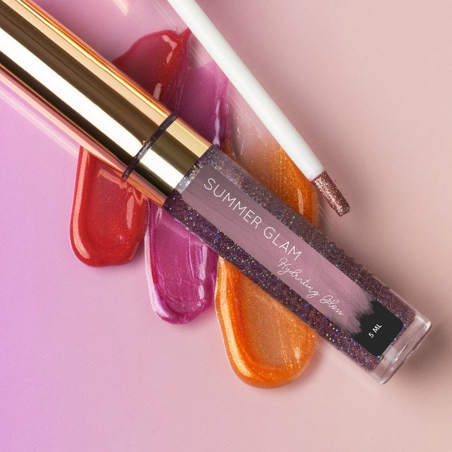 Etiqueta cosmética de brillo de lux Stroke Lip (Subido por el creador)