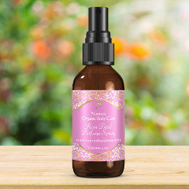 Etiqueta cosmética de jabón damasco de Relieve met