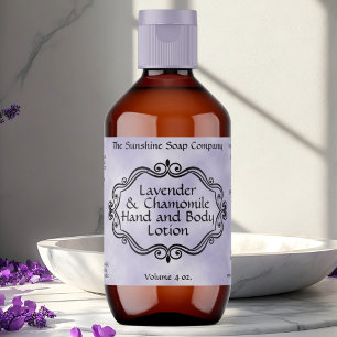 Etiqueta cosmética de marco vintage de pergamino p