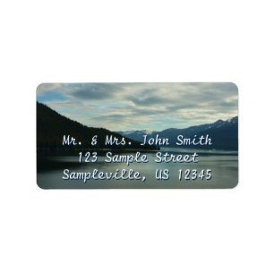 Etiqueta Costa de Alaska II Hermosa Fotografía Natural