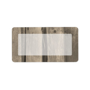 Etiqueta Country Barn Wood