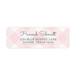 Etiqueta Country Gingham