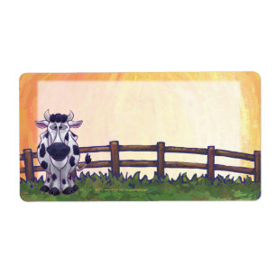 Etiqueta Cow Stationery