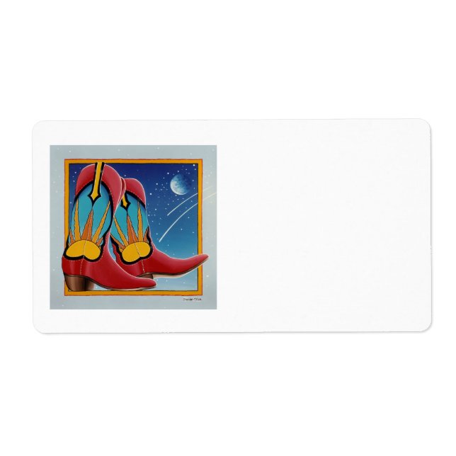 ETIQUETA - Cowboy Boots de Sunrise (Frente)