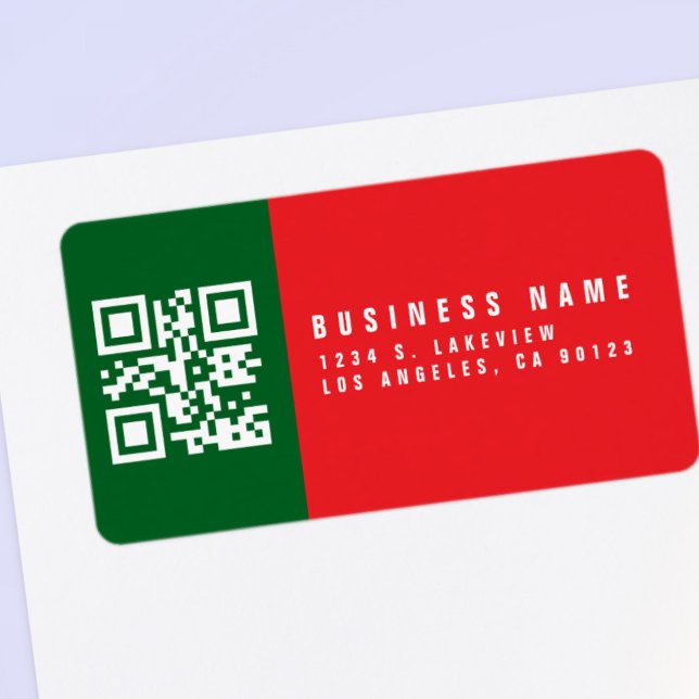 Etiqueta Crea un código QR escaneable | Dirección de devolu (Subido por el creador)