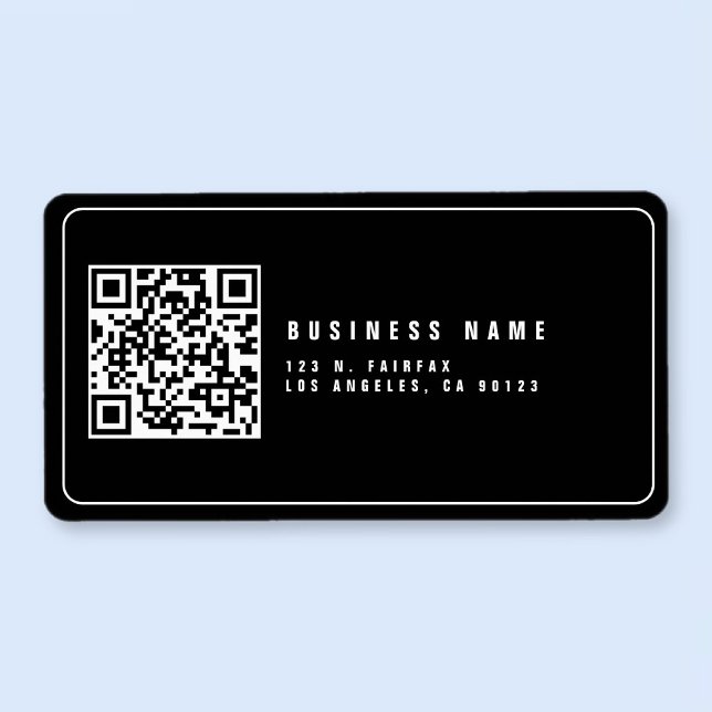 Etiqueta Crear código QR escaneable | Dirección de devoluci (Subido por el creador)