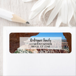 Etiqueta Crear su propia dirección de devolución de fotos d