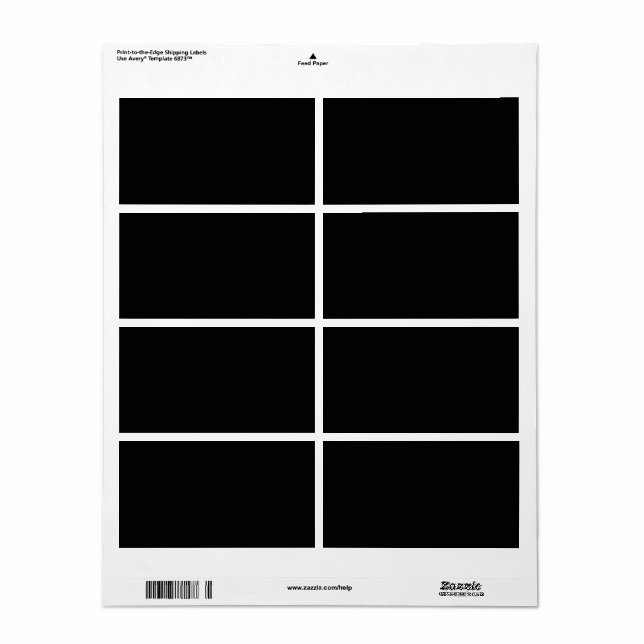 Etiqueta Crear su propio Personalizado en blanco (Hoja Entera)