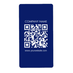 Etiqueta Crear un código QR instantáneamente Diseño senci