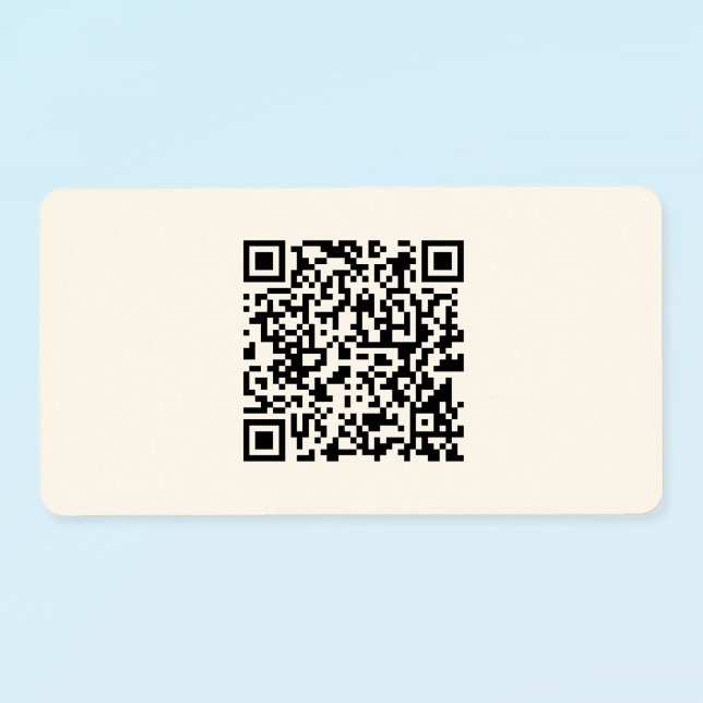 Etiqueta Crear un código QR instantáneamente | Editable fue (Subido por el creador)