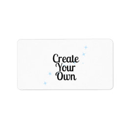 Etiqueta Create Your Own
