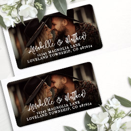 Etiqueta Create Your Own Photo Return Address