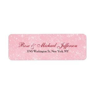 Etiqueta Creative Script Artista Rosa Retro Estilo Familia