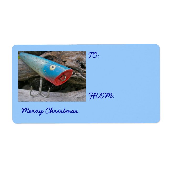 Etiqueta Creek Chub Snook Plunker Lure Gift Label (Frente)