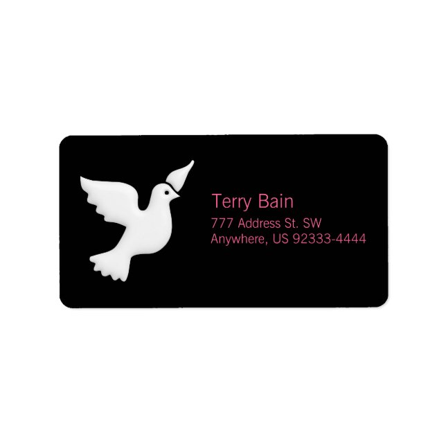 Etiqueta Creencia de palo blanco (Frente)