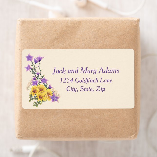 Etiqueta Crema de colección Spring Garden (In situ)