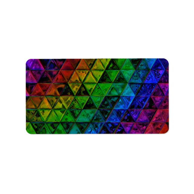 Etiqueta Cristal de orgullo (Frente)