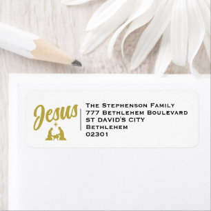 Etiqueta Cristian PARA NOSOTROS Isaías Foto Navidad