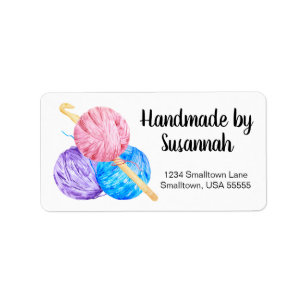 Etiqueta Crochet y Yarn Craft Business