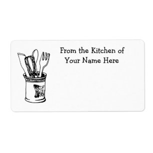 Etiqueta Crock from the Kitchen of Personalizado Food Gifts
