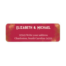 Cruda elegante Gold Pink Magenta Custom Wedding